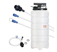 VEVOR Ölabsaugpumpe 15L Manuell Pneumatisch Ölabsauggerät 0,4-0,8 MPa Ölwechselpumpe Auto Absaugpumpe Handpumpe Flüssigkeitsabsaugpumpe Geeignet zum Absaugen von Motoröl Getriebeöl Bremsflüssigkeit