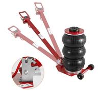 VEVOR Pneumatischer Wagenheber Triple Bag Air Jack 3 t, Dreifachbeutel Luftheber 140-450 mm Hubhöhe Airbag Luftwagenheber, 3-5 s Hub Luftheber mit langem Griff, Wagenheberreparatur Pkw, Lkw
