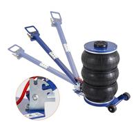 VEVOR Pneumatischer Wagenheber Triple Bag Air Jack 5 t, Dreifachbeutel Luftheber 140-470 mm Hubhöhe Sack Luftwagenheber, 5 Minuten Hub Luftheber Wagenheberheber Wagenheber Einstellbar Rot