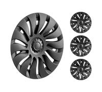 VEVOR Radkappen Radnabenkappen Felgenabdeckung 2021-2023 Modell Y für 19 Zoll Rad, Radkappe mit Druckknopf & Schutzband & Ventildüsenloch, ABS- und PC-Radkappe mit hoher Steifigkeit