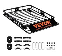 VEVOR Universal Dachgepäckträger Dachkorb 90kg 1175x915x114mm Gepäckkorb