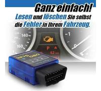 V-1 Mini OBD2 Bluetooth Adapter für PC Laptop Android usw für KFZ Diagnose ...