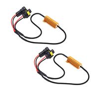 VGEBY Lastwiderstandsadapter, ABS-Metall-LED-Widerstandsdecoder, 50 W, 6 Ohm, für H11 H8 H9 880 881 Blinker und Nebelscheinwerfer, Halogen-zu-LED-Konvertierung für Autos