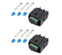 VGOL 2 Satz 3-poliger Wasserdichter Kfz-Radarsensor-Pedalanschlussstecker 968402-1 966601 Kompatibel mit BMW Kompatibel mit Peugeot Kompatibel mit Citroen