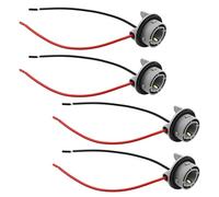 VGOL 4 STK 1156 LED Lampenfassung BA15S Lampenfassung Adapter Lichtsockel Kabelbaum Stecker Vorverdrahtete Verdrahtungsbuchsen Auto LKW Anhänger Armaturenbrett Lichter