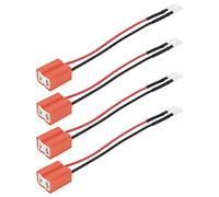 VGOL 4 Stück H7 Keramik Scheinwerferbuchse Scheinwerfer Kabelbaum Stecker Weiblich Scheinwerfer Lampenfassung für Standard H7 Lampengehäuse