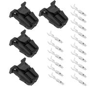 VGOL 4er Set Auto-Rücklichtstecker Auto-Elektrokabel Buchse Ersatzteil 3B0972722 Kompatibel mit VW Kompatibel mit Audi 4-polig