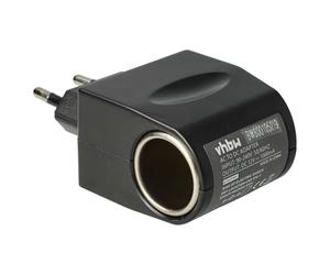 vhbw 12V KfZ-Anschluss Adapter auf 220V, Spannungswandler 1000mA kompatibel mit Boardnetz Ladekabel, Ladegeräte