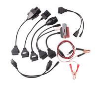 vhbw 8x OBD Adapter OBD1 auf OBD2 16Pin kompatibel mit Peugeot Citroen Auto, PKW - Verbindungsadapter