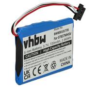 vhbw Akku kompatibel mit Becker Traffic Assist 107, 7827, 7926, 7927, 7977, 7988 GPS Navigation Navi (720 mAh, 3,7 V, Li-Ion)