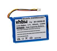 vhbw Akku kompatibel mit Garmin Drive 50, 51 GPS Navigation Navi (900mAh, 3,7V, Li-Ion)