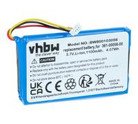 vhbw Akku kompatibel mit Garmin DriveSmart 5, 50 LMT-D, 51 LMT-D EU, 55, 61 LMT-S, 65 GPS Navigation Navi (1100mAh, 3,7V, Li-Ion)