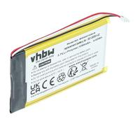 vhbw Akku kompatibel mit Garmin Nüvi 2669LMT, 2669, 52LM 5 Zoll, 2660LMT GPS Navigation Navi (1250 mAh, 3,7 V, Li-Polymer)