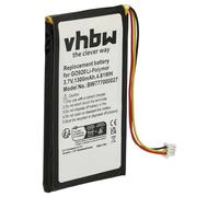 vhbw Akku kompatibel mit Tomtom Go 720 | 720T, 920T, 620, 520, 920 GPS Navigation Navi (1300 mAh, 3,7 V, Li-Polymer)