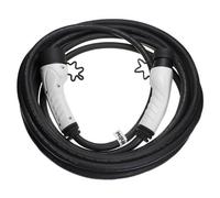 vhbw Ladekabel Typ 2 zu Typ 2 kompatibel mit Skoda Elroq Elektroauto, 3-phasig, 32 A, 22 kW, 10 m