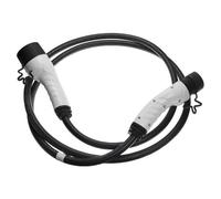 vhbw Ladekabel Typ 2 zu Typ 2 kompatibel mit Skoda Elroq Elektroauto, 3-phasig, 32 A, 22 kW, 3 m
