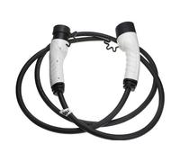 vhbw Ladekabel Typ 2 zu Typ 2 kompatibel mit Tesla Model S, Model 5, Model 3 Elektroauto, 3-phasig, 16 A, 11 kW, 3 m