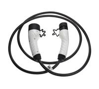 vhbw Ladekabel Typ 2 zu Typ 2 kompatibel mit VW ID.5 GTX, ID.7 ID.Buzz Elektroauto, 1-phasig, 16 A, 3,5 kW, 3 m
