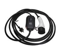 vhbw Ladekabel Typ 2 zu Typ F CEE 7/7 kompatibel mit Skoda Citigo e iV, Enyaq, Enyaq IV Elektroauto, 1-phasig, 16 A, 3,5 kW, 7 m