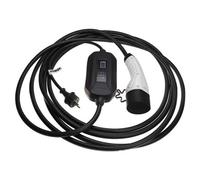 vhbw Ladekabel Typ 2 zu Typ F CEE 7/7 kompatibel mit Skoda Elroq Elektroauto, 1-phasig, 16 A, 3,5 kW, 7 m