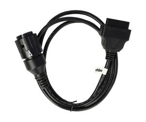 vhbw OBD Adapter 10 Pin auf OBD2 16Pin kompatibel mit BMW F 650 CS K14 Motorrad - 1,5 m