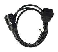 vhbw OBD Adapter 10 Pin auf OBD2 16Pin kompatibel mit BMW K 1200 S K40 Motorrad - 1,5 m