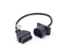 vhbw OBD Adapter 17Pin-OBD1 auf OBD2 kompatibel mit Ford