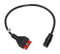vhbw OBD2 Adapter CAN Clip 19-polig auf OBD2 16-polig Normbuchse kompatibel mit Renault Auto, KFZ - 54 cm