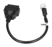 vhbw OBD Adapter 3Pin auf OBD2 16Pin kompatibel mit Yamaha 2017-2019 TRACER 700, XSR 700 Motorrad - 0,4 m