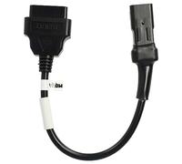 vhbw OBD Adapter 4Pin auf OBD2 16Pin kompatibel mit Ducati XDiavel S, XDiavel Motorrad - 0,2 m