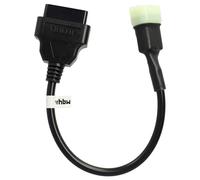 vhbw OBD Adapter 6 Pin auf OBD2 16Pin kompatibel mit KTM LC8 990, 690 SMC, 690 Supermoto, 690 Duke (ab 2011), 690 Enduro Motorrad - 0,2 m