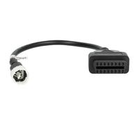vhbw OBD2 Adapter 3Pin auf OBD2 16Pin kompatibel mit Yamaha 2017-2018 MT-07 Motorrad - 40 cm