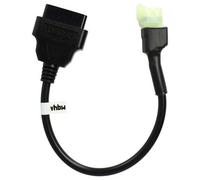 vhbw OBD2 Adapter 4Pin auf OBD2 16Pin kompatibel mit Honda CRF 250 (2004 - 2019), FES 125/150 Pantheon 4T ('03-'13) Motorrad - 28 cm