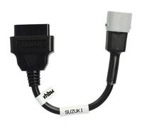 vhbw OBD2 Adapter 6 Pin auf OBD2 16Pin kompatibel mit Suzuki GSR 600 (2006-2011), GSX-R 125 (2017-2019), GSX-R 600 (2004-2017) Motorrad - 10 cm