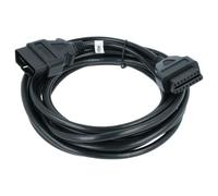 vhbw OBD2 Verlängerungskabel On-Board-Diagnose Stecker 16Pin weiblich auf 16Pin männlich kompatibel mit Fahrzeug, Diagnosegeräte 500cm