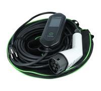 vhbw Typ 2 Ladekabel 3,5 kW 16 A 1-phasig 10 m kompatibel mit FIAT 500 Elektro, 500x E-Auto - Kabel für Wallbox & Haushaltssteckdose Typ F CEE 7/7