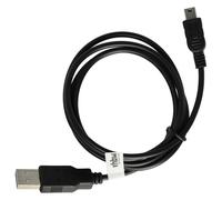 vhbw USB Datenkabel 2-in-1 Ladekabel kompatibel mit Tomtom Car, GO, ONE Europa, Start, XL, XXL GPS Navi-Geräte