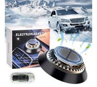 Vibbang Tragbare Auto Enteiser Elektromagnetisch Molekulare Interferenz, Electromagnetic Car Snow Removal Device, Scheibenenteiser Auto Lufterfrischer, Mikrowellen Molekular Enteisung Instrument