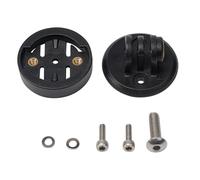 Vibsky Bike Mount Adapter Base Kit für Garmin Edge Computer und Sport, Schwarz