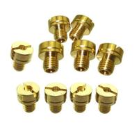 Vibsky Mikuni Haupt-Set, 10 Stück, verschiedene Größen, 155-205 M5 x 075 Gewinde, Metall-Vergaser, Kraftstoffdüsen