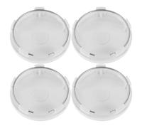 VICASKY Radnabenabdeckungen 4pcs Weiß Kunststoff 60mm Für Fahrzeugräder Schutz Und Stilvolles Upgrade Für Autoliebhaber