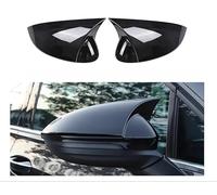 Vickyyy 2 Stück schwarz glänzend Außenspiegelabdeckung Abdeckung Modifikation für Volkswagen Golf 6 Golf 7/7.5 Golf 8 GTI R-Line Spiegelabdeckung