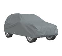 vidaXL Autoabdeckung, Abdeckplane mit Sicherheits-Ösen Kanten, Vollgarage für SUV, Ganzgarage Autogarage Schutzhülle, Grau XL Vliesstoff