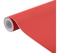 vidaXL Autofolie Matt-Rot 100x150cm PVC Selbstklebend Auto Folie Klebefolie