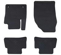 vidaXL Autofußmatte 4-Tlg Schwarz Gummi 42029112