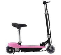 vidaXL E-Scooter mit Sitz 120 W Rosa