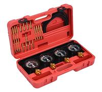 vidaXL Vergaser Synchrontester 4 Vergaseruhren Synchronuhren Motorrad Synchrontestgerät Einstellen Synchronisieren KFZ Werkzeug Set