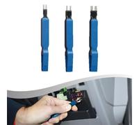 Vidonergy Auto-Sicherungsabzieher-Set - für Standard-Mini-2-Flachsicherungen mit 3 Flachsicherungen - Mini-Kunststoff-Extraktor-Schleifreinigungsköpfe - hartdiamantbeschichteter ABS-Schmirgel (3