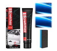 VIDSTW Kratzer Entferner Auto mit Schwammbürste Politur Auto Kratzer Entfernen Auto Kratzer Entferner Polierpaste Auto Autopolitur Kratzer Entfernen für Kratzer Leichtes Schleifen Polieren (100 ML)