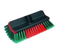 Vikan Waschbürste 524752 mit Wasserdurchlauf für die Autowäsche, mit versetzten Borsten, 28 cm
